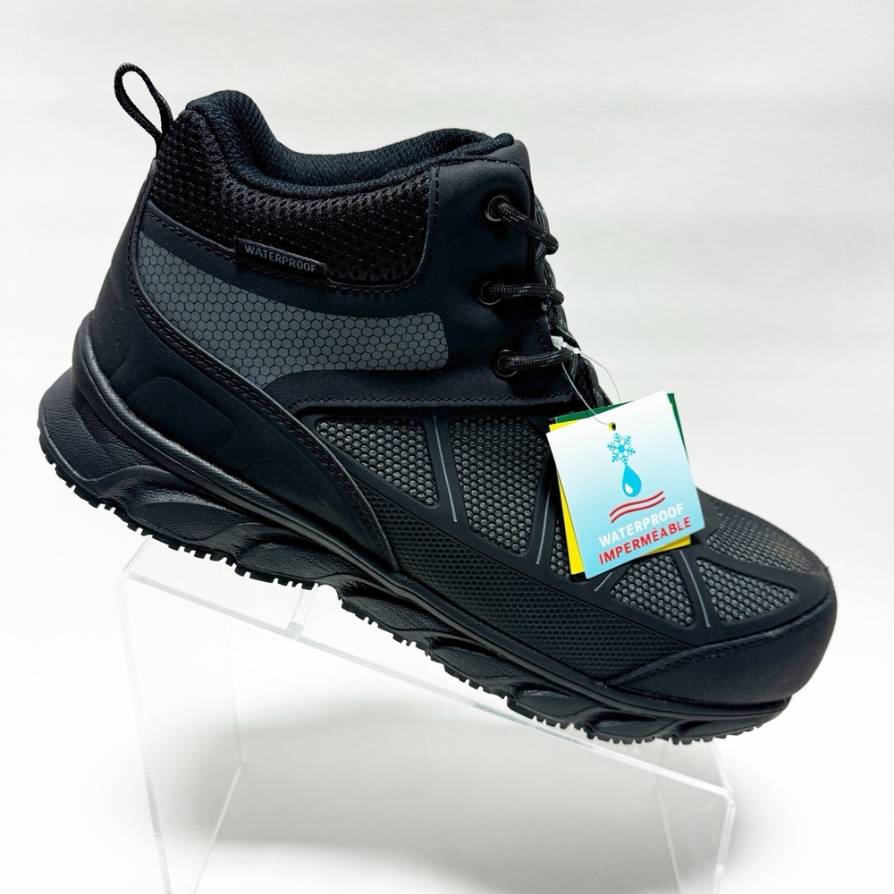 Propet Seeley Composite Toe Work Boot Men's Seeley Hi Size 10 X 3E Grey Black S3